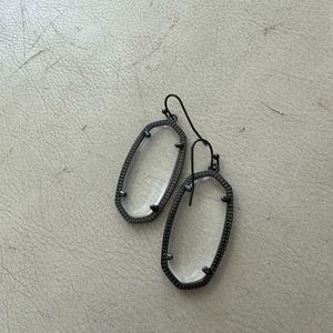 Kendra Scott Gunmetal Elle Earrings